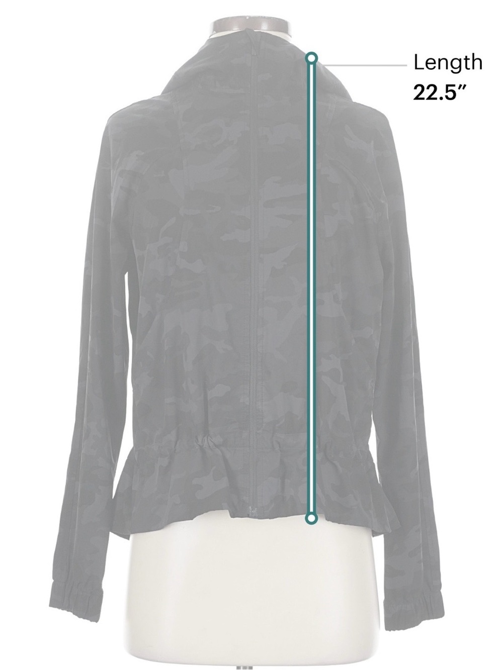 Lululemon Pack It Up Jacket Incognito Camo Multi Grey W4AVRS size 4 - Picture 7 of 7